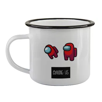 Among US, Κούπα εμαγιέ με μαύρο χείλος 360ml