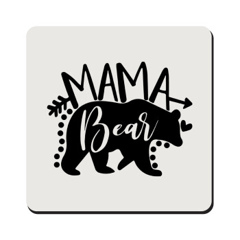 Mama Bear, Τετράγωνο μαγνητάκι ξύλινο 9x9cm