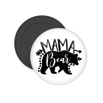 Mama Bear, Μαγνητάκι ψυγείου στρογγυλό διάστασης 5cm