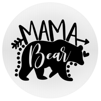 Mama Bear, Mousepad Round 20cm