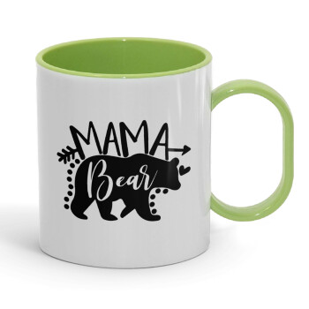 Mama Bear, Κούπα (πλαστική) (BPA-FREE) Polymer Πράσινη για παιδιά, 330ml