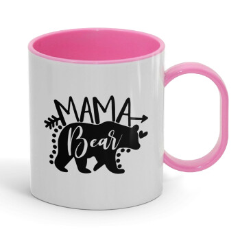 Mama Bear, Κούπα (πλαστική) (BPA-FREE) Polymer Ροζ για παιδιά, 330ml