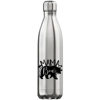 Mama Bear, Μεταλλικό παγούρι θερμός Inox (Stainless steel), διπλού τοιχώματος, 750ml