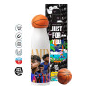 Bascetball Metal mug thermos, double wall, 550ml