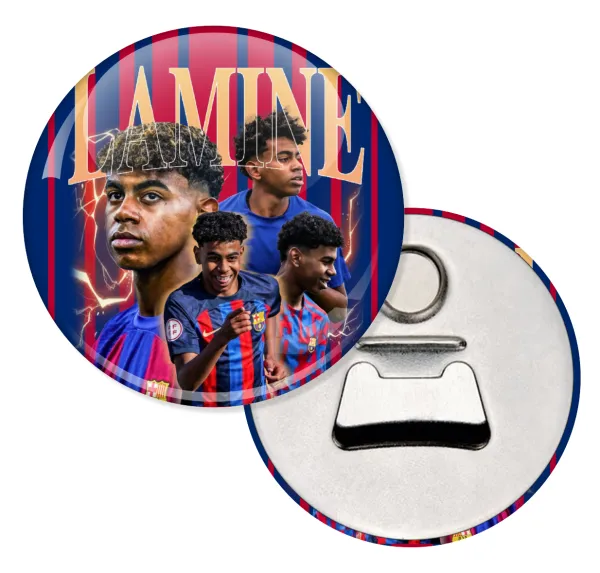 lamine yamal FCB — Μαγνητάκι & Ανοιχτήρι (5.9cm)