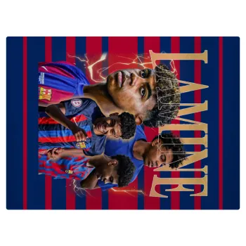 lamine yamal FCB, Επιφάνεια κοπής γυάλινη (38x28cm)