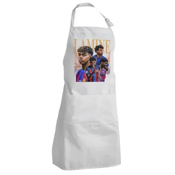 lamine yamal FCB, Adult Chef Apron (with sliders and 2 pockets)