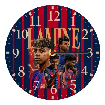 lamine yamal FCB, Ρολόι τοίχου ξύλινο plywood (20cm)