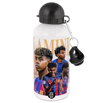 lamine yamal FCB, Μεταλλικό παγούρι νερού, Λευκό, αλουμινίου 500ml