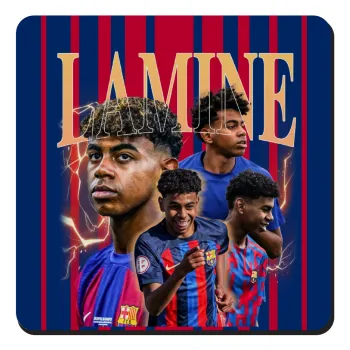 lamine yamal FCB, Τετράγωνο μαγνητάκι ξύλινο 9x9cm