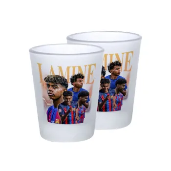 lamine yamal FCB, Σφηνοπότηρα γυάλινα 45ml του πάγου (2 τεμάχια)