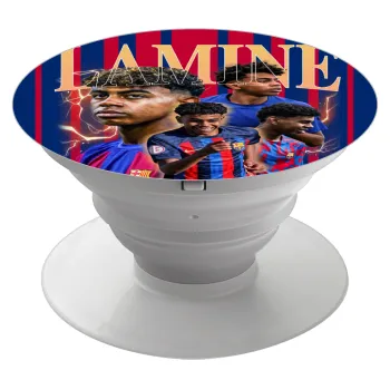lamine yamal FCB, Phone Holders Stand  White Hand-held Mobile Phone Holder