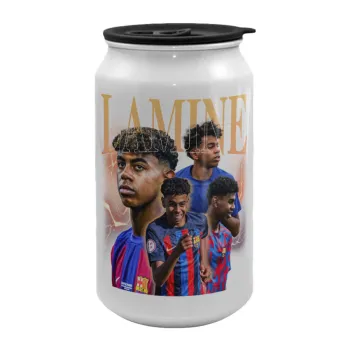 lamine yamal FCB, Κούπα ταξιδιού μεταλλική με καπάκι (tin-can) 500ml