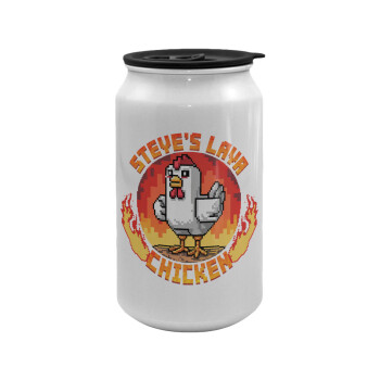 Steve's Lava Chicken, Κούπα ταξιδιού μεταλλική με καπάκι (tin-can) 500ml