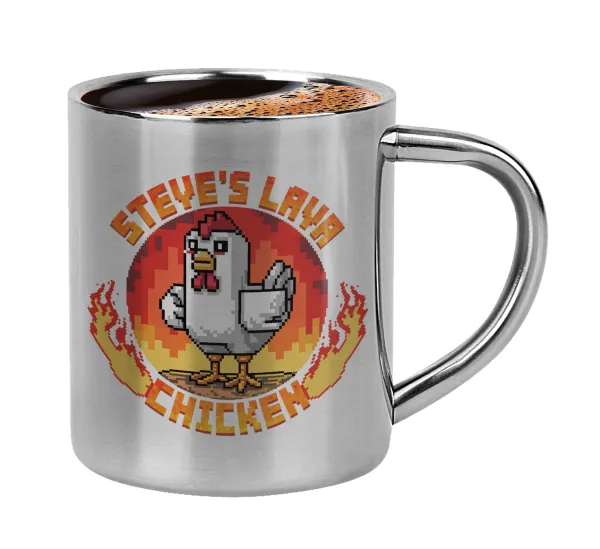 Steve's Lava Chicken — Κουπάκι μεταλλικό διπλού τοιχώματος για espresso (220ml)