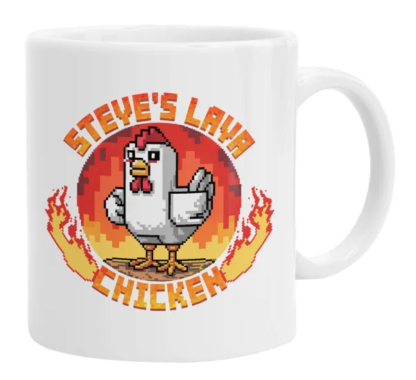 Steve's Lava Chicken — Ceramic coffee mug, 330ml