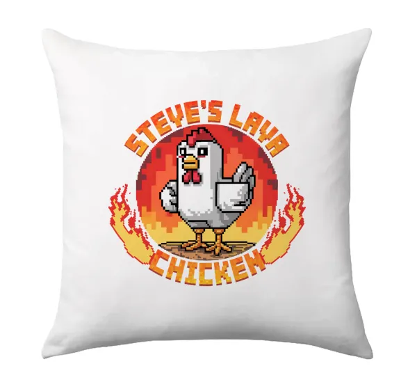 Steve's Lava Chicken — Sofa cushion 40x40cm includes filling