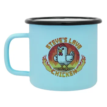 Steve's Lava Chicken, Κούπα Μεταλλική εμαγιέ ΜΑΤ σιέλ 360ml
