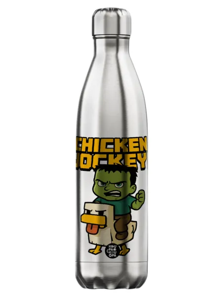 Chicken Jockey — Inox (Stainless steel) hot metal mug, double wall, 750ml