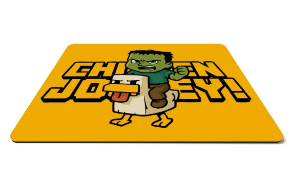 Chicken Jockey — Mousepad rect 27x19cm