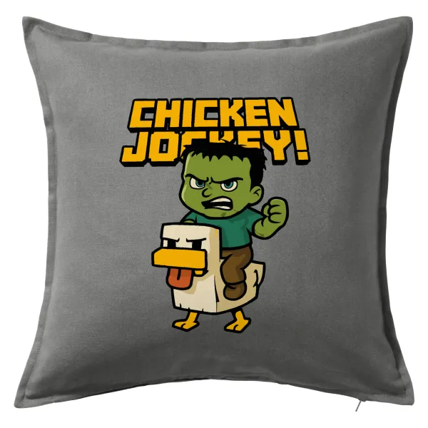 Chicken Jockey — Sofa cushion Grey 50x50cm includes filling