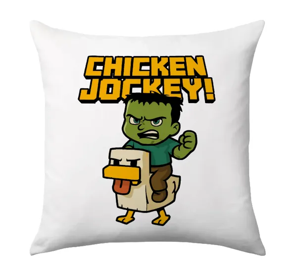 Chicken Jockey — Μαξιλάρι καναπέ 40x40cm περιέχεται το  γέμισμα