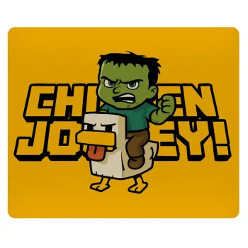 Chicken Jockey, Mousepad rect 23x19cm
