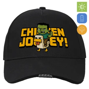 Chicken Jockey, Καπέλο Εργασίας & Δραστηριοτήτων με LED Φως - Ιδανικό για Νύχτα & Χαμηλό Φωτισμό (100% ΒΑΜΒΑΚΕΡΟ, ΕΝΗΛΙΚΩΝ, UNISEX)