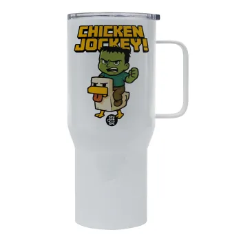 Chicken Jockey, Tumbler με καπάκι, διπλού τοιχώματος (θερμό) 750L