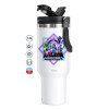 Mega Stainless steel Tumbler with lid, double wall 1,2L