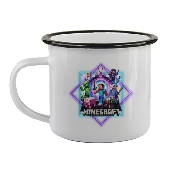 Minecraft Nether Portal, Κούπα εμαγιέ με μαύρο χείλος 360ml