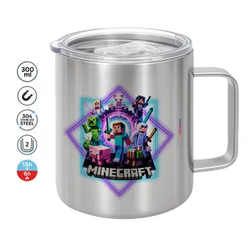 Minecraft Nether Portal, Κούπα Ανοξείδωτη διπλού τοιχώματος 300ml