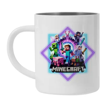 Minecraft Nether Portal, Mug Stainless steel double wall 300ml