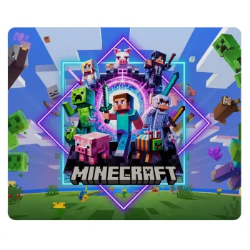 Minecraft Nether Portal, Mousepad ορθογώνιο 23x19cm