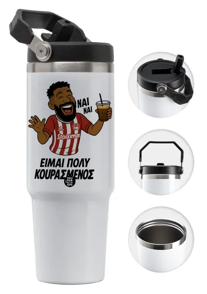 Ροντινέι — Θερμός Ανοξείδωτο 30oz με χερούλι