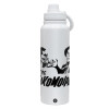 1L Stainless Steel Thermal Bottle with Phone Holder & Double Wall Insulation