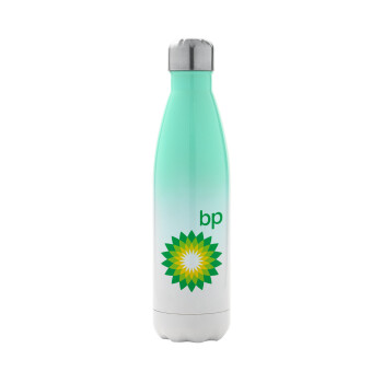Πρατήριο καυσίμων BP, Μεταλλικό παγούρι θερμός Πράσινο/Λευκό (Stainless steel), διπλού τοιχώματος, 500ml
