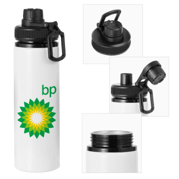 Πρατήριο καυσίμων BP, Metal water bottle with safety cap, aluminum 850ml