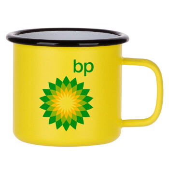 Πρατήριο καυσίμων BP, Κούπα Μεταλλική εμαγιέ ΜΑΤ Κίτρινη 360ml