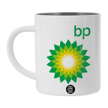 Πρατήριο καυσίμων BP, BIG Mug Stainless steel double wall (450ml, White)