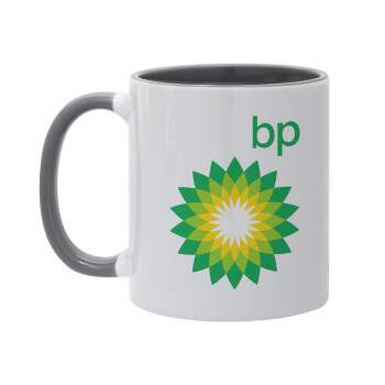 Πρατήριο καυσίμων BP, Mug colored grey, ceramic, 330ml