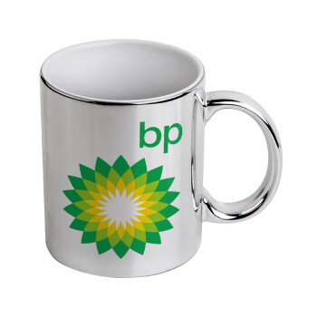 Πρατήριο καυσίμων BP, Κούπα κεραμική, ασημένια καθρέπτης, 330ml