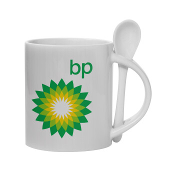 Πρατήριο καυσίμων BP, Κούπα, κεραμική με κουταλάκι, 330ml (1 τεμάχιο)