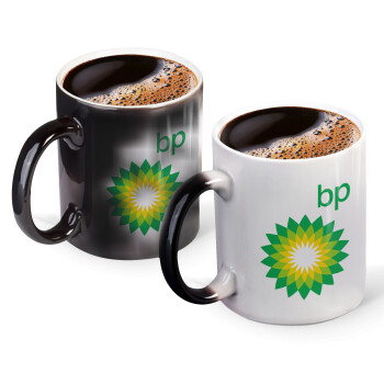 Πρατήριο καυσίμων BP, Κούπα Μαγική, κεραμική, 330ml που αλλάζει χρώμα με το ζεστό ρόφημα (1 τεμάχιο)