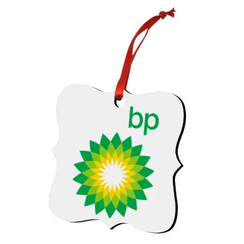 Πρατήριο καυσίμων BP, Στολίδι Χριστουγεννιάτικο στολίδι polygon ξύλινο 7.5cm