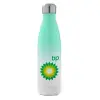 Μεταλλικό παγούρι θερμός Πράσινο/Λευκό (Stainless steel), διπλού τοιχώματος, 500ml
