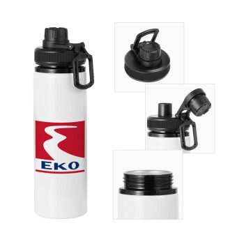 Πρατήριο καυσίμων EKO, Metal water bottle with safety cap, aluminum 850ml