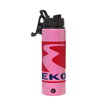 Πρατήριο καυσίμων EKO, Μεταλλικό παγούρι νερού με καπάκι ασφαλείας, αλουμινίου 850ml