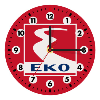 Πρατήριο καυσίμων EKO, Ρολόι τοίχου ξύλινο (20cm)