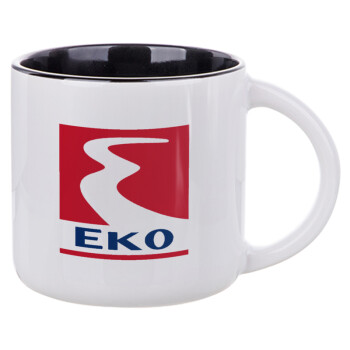 Πρατήριο καυσίμων EKO, Κούπα κεραμική 400ml Λευκή/Μαύρη